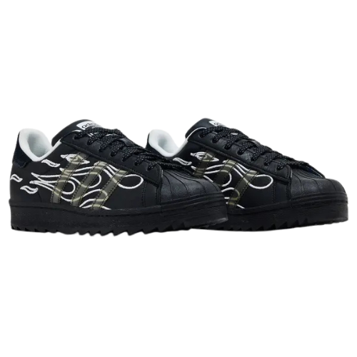 No Sleep Rave Club x adidas Superstar Ripple 'Core Black'