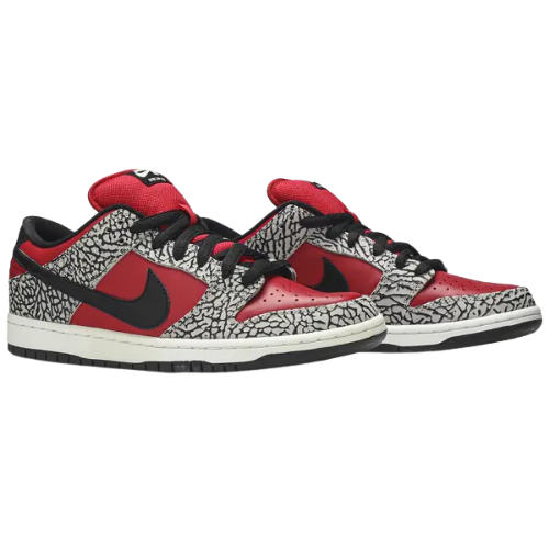 Supreme x Nike Dunk Low Premium SB 'Red Cement'