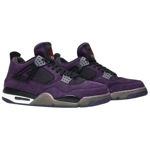 Travis Scott x Air Jordan 4 Retro 'Purple Suede - White Midsole' Friends & Family