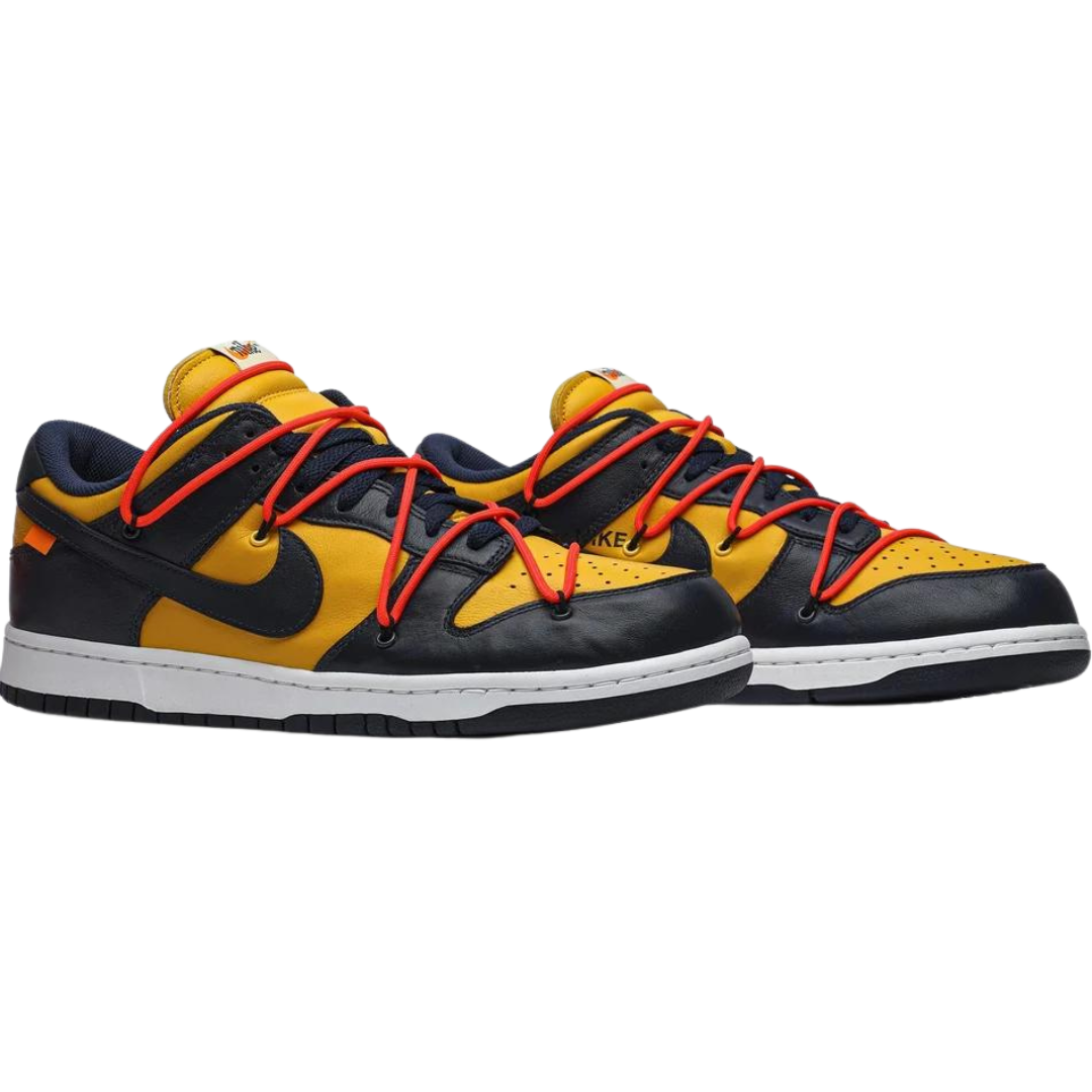 Off-White x Nike Dunk Low « University Gold »