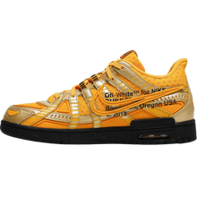 Off-White x Nike Air Rubber Dunk 'University Gold'
