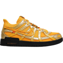 Off-White x Nike Air Rubber Dunk 'University Gold'
