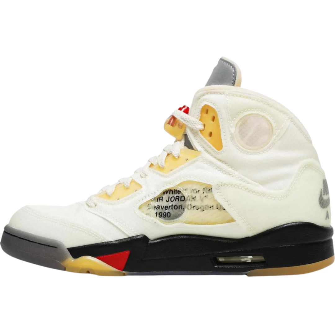 Off-White x Air Jordan 5 SP « Sail »
