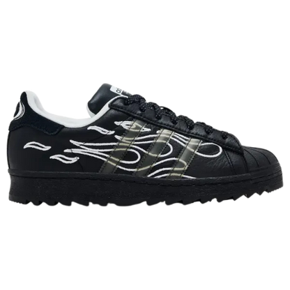 No Sleep Rave Club x adidas Superstar Ripple 'Core Black'
