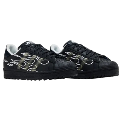 No Sleep Rave Club x adidas Superstar Ripple 'Core Black'