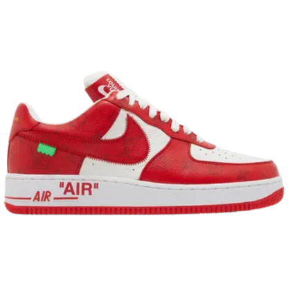 Louis Vuitton x Nike Air Force 1 Low 'White Comet Red'