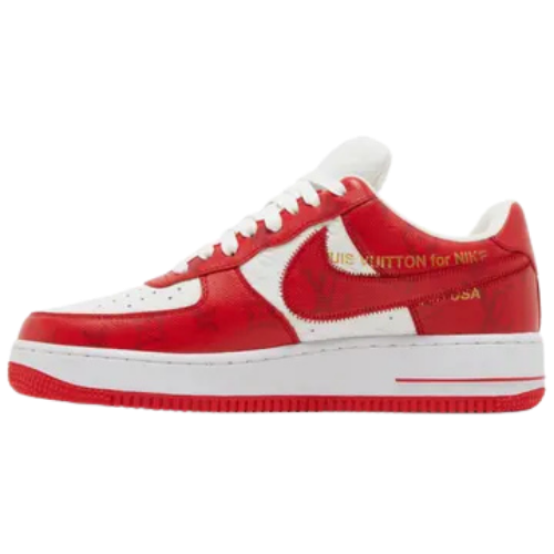 Louis Vuitton x Nike Air Force 1 Low 'White Comet Red'