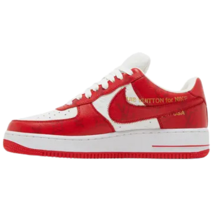 Louis Vuitton x Nike Air Force 1 Low 'White Comet Red'