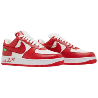Louis Vuitton x Nike Air Force 1 Low 'White Comet Red'