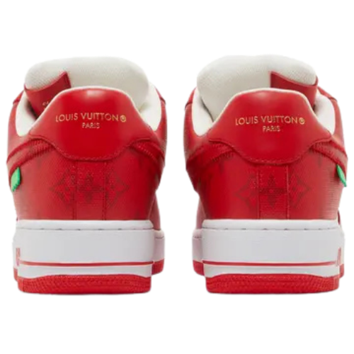 Louis Vuitton x Nike Air Force 1 Low 'White Comet Red'