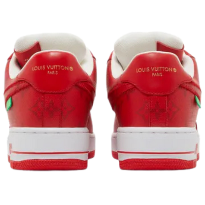 Louis Vuitton x Nike Air Force 1 Low 'White Comet Red'