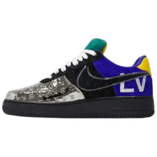 Louis Vuitton x Nike Air Force 1 Low « Patchwork Multicolore »