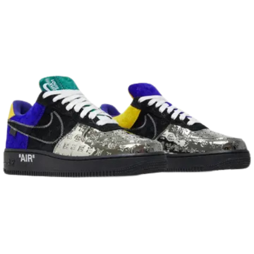 Louis Vuitton x Nike Air Force 1 Low « Patchwork Multicolore »