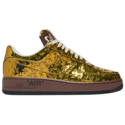Louis Vuitton x Nike Air Force 1 Low 'Oro Metálico'