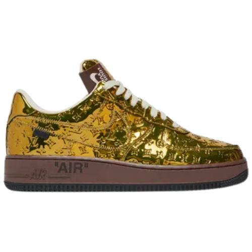 Louis Vuitton x Nike Air Force 1 Low 'Oro Metálico'