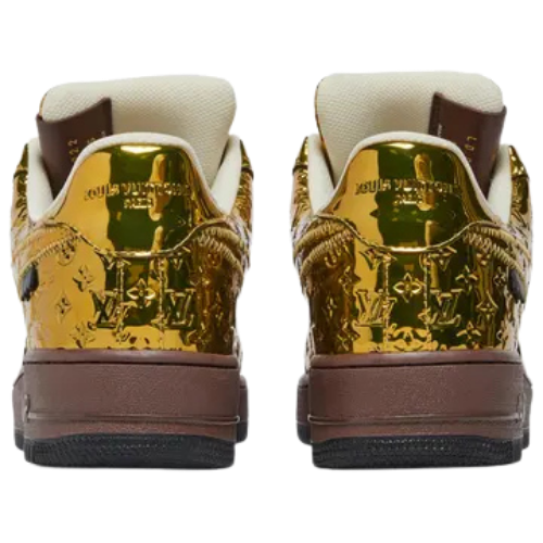 Louis Vuitton x Nike Air Force 1 Low « Or métallique »