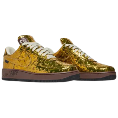 Louis Vuitton x Nike Air Force 1 Low 'Oro Metálico'