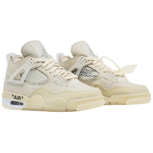Off-White x Air Jordan 4 Retro SP 'Sail'