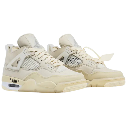 Off-White x Air Jordan 4 Retro SP 'Sail'