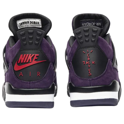 Travis Scott x Air Jordan 4 Retro 'Purple Suede - White Midsole' Friends & Family