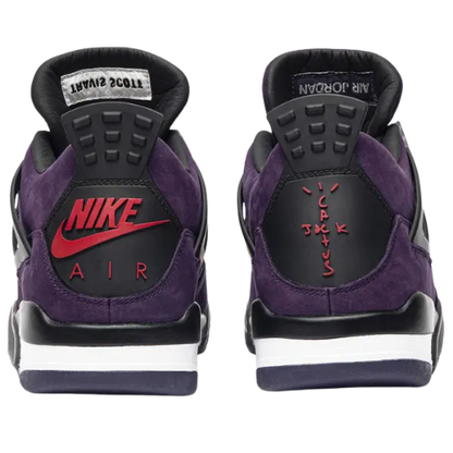 Travis Scott x Air Jordan 4 Retro 'Purple Suede - White Midsole' Friends & Family
