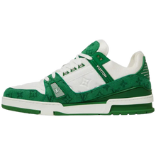 Louis Vuitton Trainer 'Green Monogram Denim'