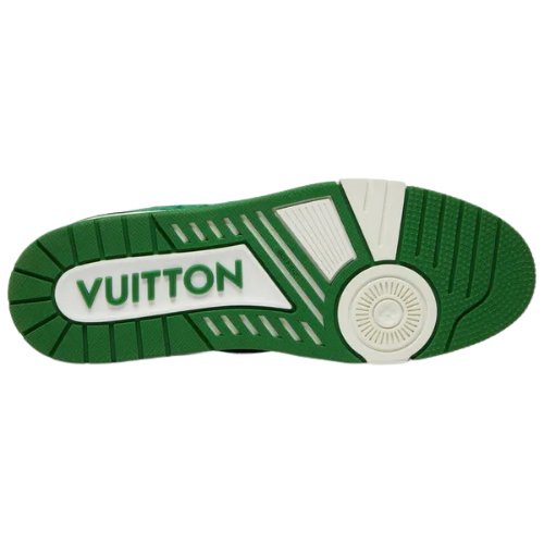 Louis Vuitton Trainer 'Green Monogram Denim'