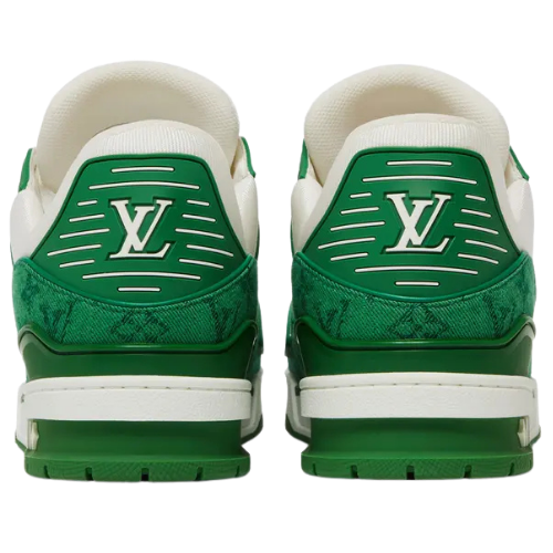 Louis Vuitton Trainer 'Green Monogram Denim'