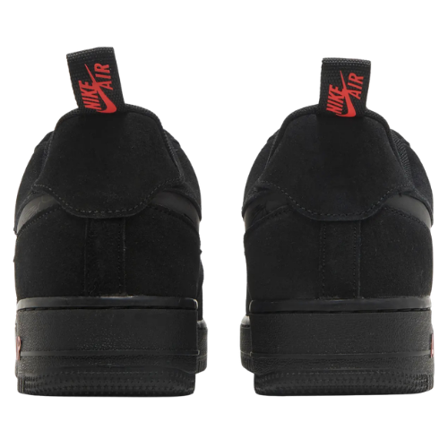 Nike Air Force 1 '07 LV8 'Swoosh Réfléchissant - Noir Carmin'