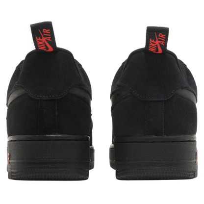 Nike Air Force 1 '07 LV8 'Logotipo reflectante - Negro Carmesí'