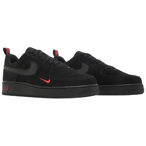 Nike Air Force 1 '07 LV8 'Swoosh Réfléchissant - Noir Carmin'