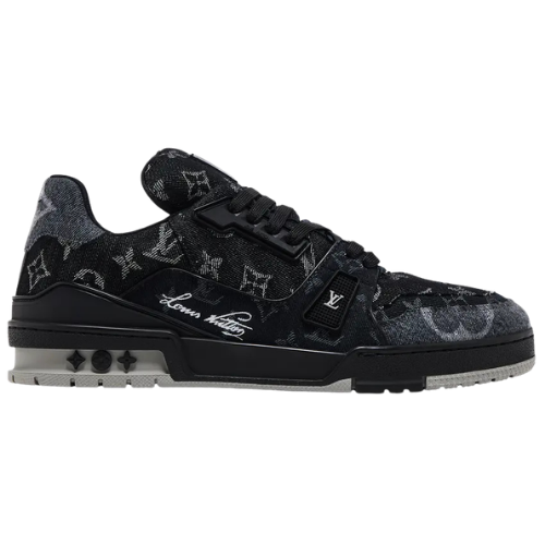 Louis Vuitton Trainer 'Monograma de mezclilla negro'