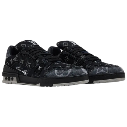 Louis Vuitton Trainer 'Monograma de mezclilla negro'