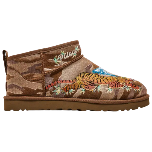 Palace x UGG Classic Ultra Mini Boot 'Chestnut Camo'