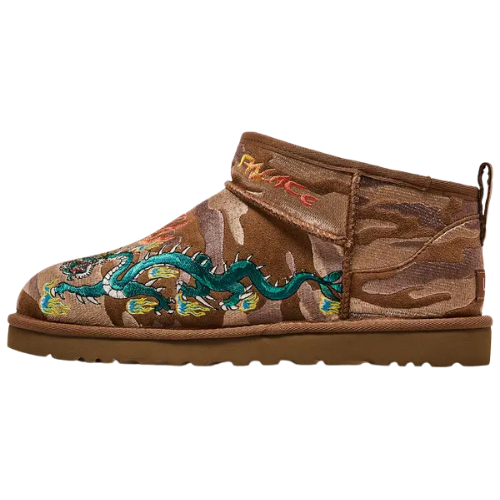 Palace x UGG Classic Ultra Mini Boot 'Chestnut Camo'